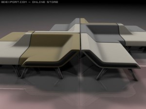 corner set design 2 3D Model