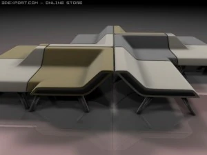 corner set design 2 3D Model
