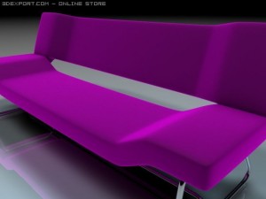 flly sofa Model 3D