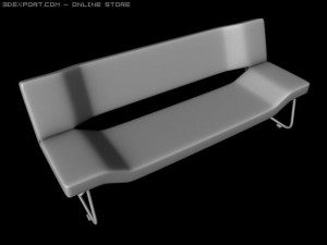 flly sofa 3D मॉडल