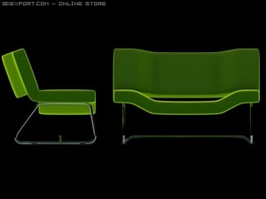 flly chair 3D Модель