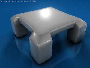 ego coffee table set 3D Model