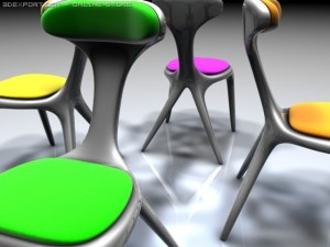 alien space invader Model 3D