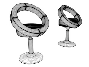 hllo lounge chairs 3D Model