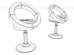 hllo lounge chairs 3D Model