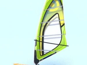 planche &agrave; voile Modèle 3D