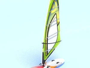 planche &agrave; voile Modèle 3D