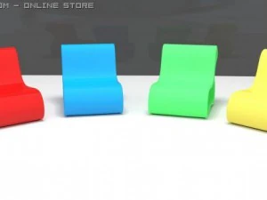 conception asseoir Modèle 3D