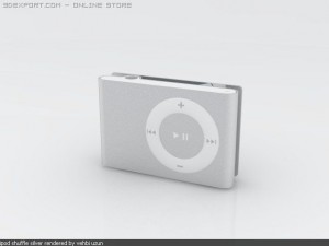 ipod shuffle Model 3D
