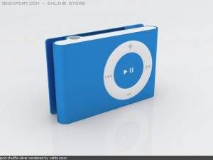 ipod shuffle 3D 模型