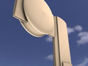 monument sign with aluminum panels customizable l 3D Модель