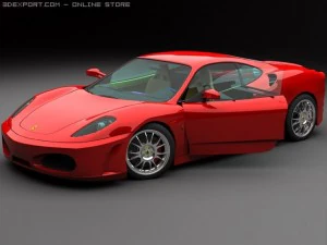 f40 ferrari Model 3D
