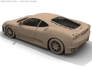 f40 ferrari Model 3D
