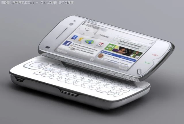 n97 nokia Model 3D .c4d .max .obj .3ds .fbx .stl .blend 