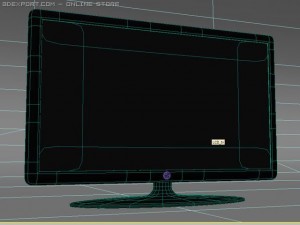 lcd tv 3D मॉडल