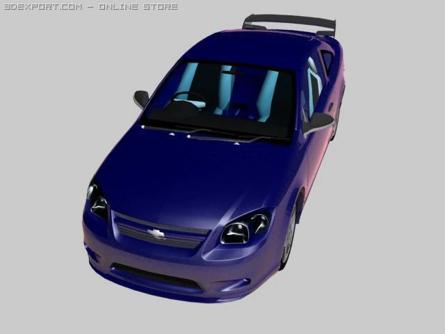 chevrolet cobalt ss 3D Model .c4d .max .obj .3ds .fbx .stl .blend 