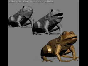 frogtextured 3D Model