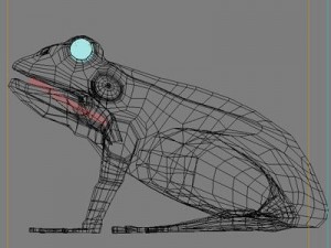frogtextured Modello 3D