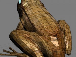 frogtextured Modello 3D