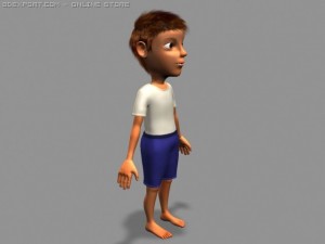 boy character Modelo 3D