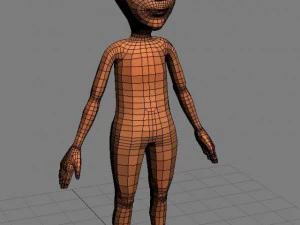 мальчик персонаж 3D Модель