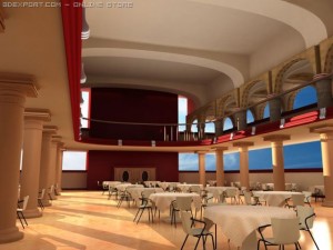 panorama restaurant 3D Model