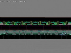 panorama restaurant Modelo 3D