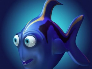 bluefish 3D-Modell