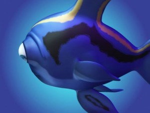 bluefish 3D-Modell
