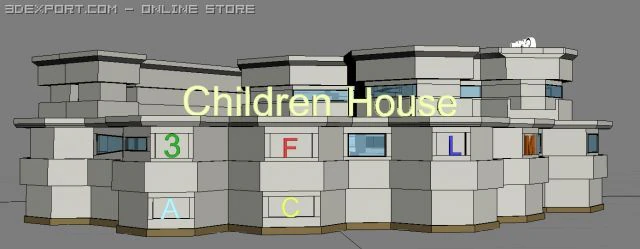 cidade &aacute;rabe Modelo 3D .c4d .max .obj .3ds .fbx .stl .blend 