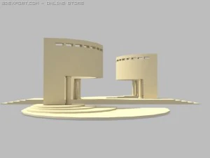 cidade &aacute;rabe Modelo 3D