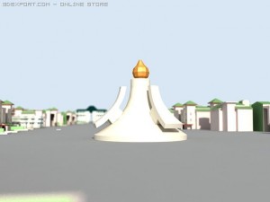arab city Modelo 3D