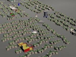 arab city Modelo 3D
