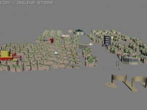 arab city Modelo 3D