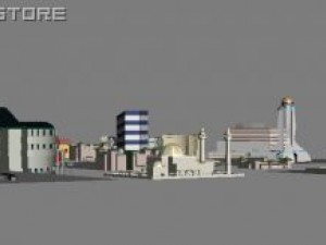 arab city Modelo 3D