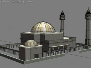 cidade &aacute;rabe Modelo 3D