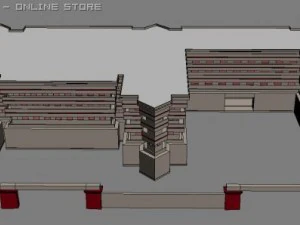 cidade &aacute;rabe Modelo 3D