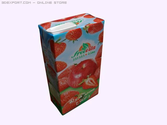 juicebox1 liter 3D Model .c4d .max .obj .3ds .fbx .stl .blend 