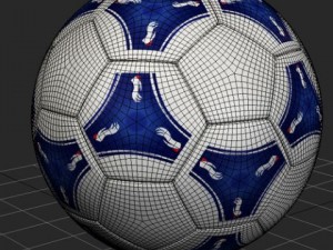 football Modèle 3D