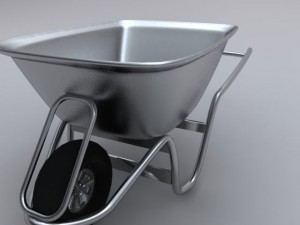 wheelbarrow Model 3D