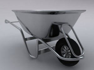 wheelbarrow 3D 模型