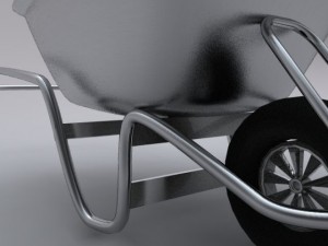 wheelbarrow 3D 模型