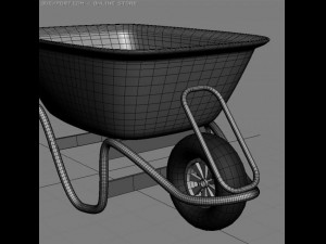 wheelbarrow 3D 模型