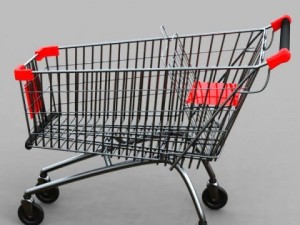 shopping cart Model 3D