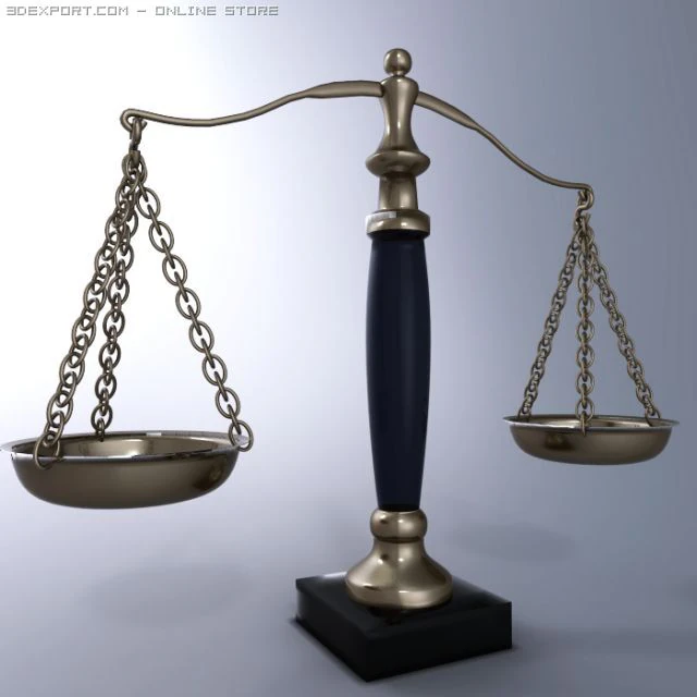 balance 3D Model .c4d .max .obj .3ds .fbx .stl .blend 