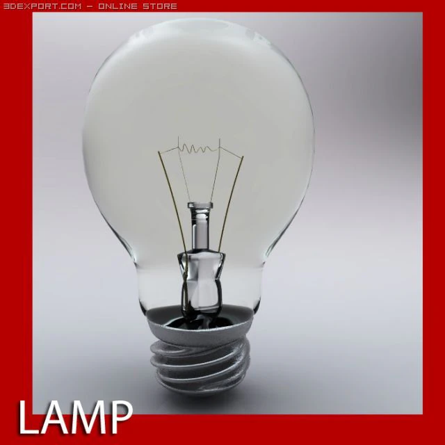 lamp 3D Model .c4d .max .obj .3ds .fbx .stl .blend