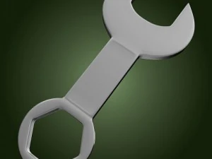 chave combinada Modelo 3D