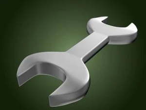 open ended wrench 3D Model