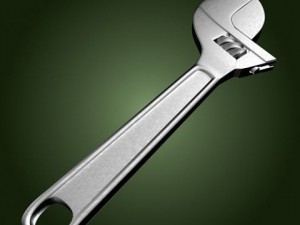 crescent wrench 3Dモデル