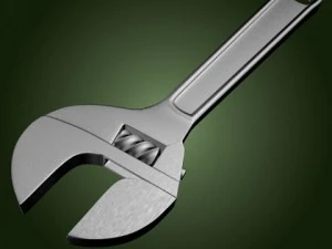 crescent wrench 3D Model